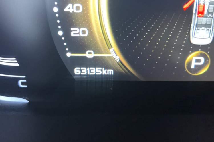 Used Geely Auto Binray 2021 1.4T CVT Asian Games Edition Odometer Close Up