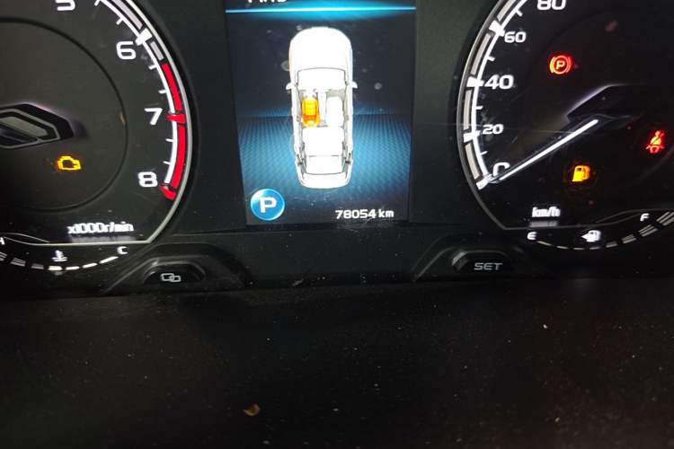 Used Geely Auto Binray 2021 1.4T CVT F-Sport Edition Odometer Close Up