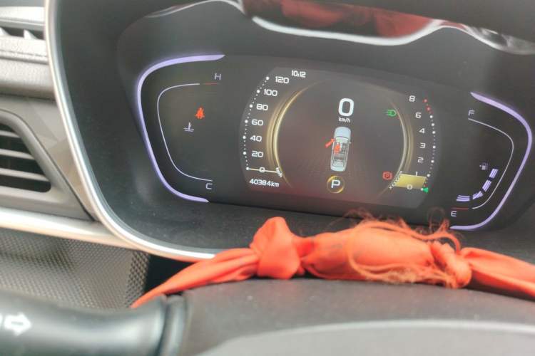 Used Geely Auto Binray 2021 1.4T CVT Asian Games Edition Odometer Close Up