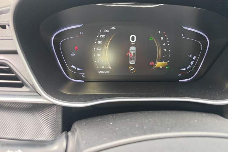Used Geely Auto Binray 2021 1.4T CVT Asian Games Edition Odometer Close Up