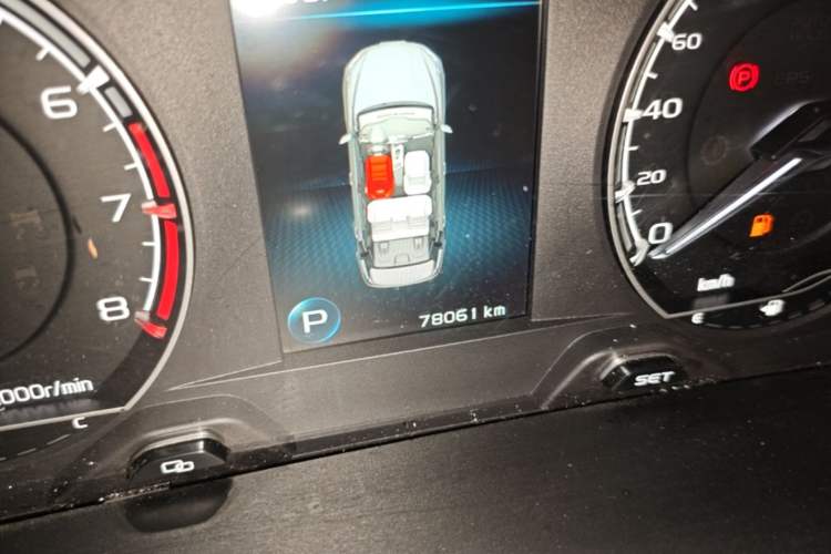 Used Geely Auto Binray 2021 1.4T CVT F-Sport Edition Odometer Close Up