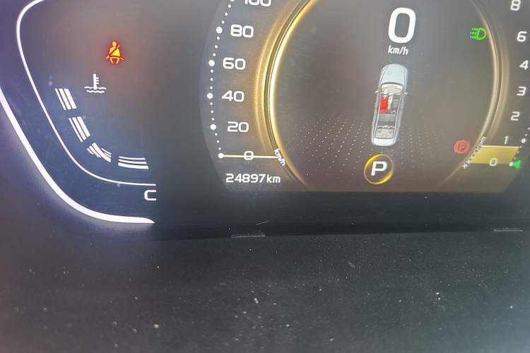 Used Geely Auto Binray 2021 1.4T CVT Asian Games Edition Odometer Close Up