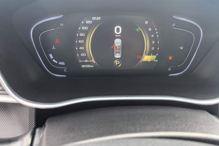 Used Geely Auto Binray 2021 1.4T CVT Asian Games Edition Odometer Close Up