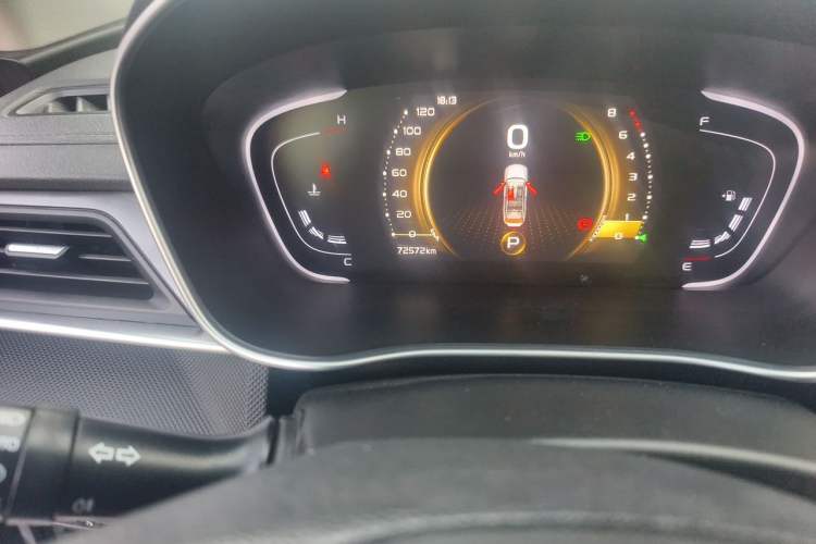 Used Geely Auto Binray 2021 1.4T CVT Asian Games Edition Odometer Close Up