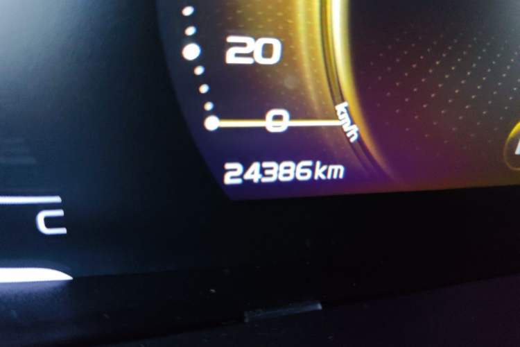 Used Geely Auto Binray 2021 1.4T CVT Asian Games Edition Odometer Close Up