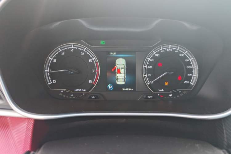 Used Geely Auto Binray 2021 1.4T CVT F-Sport Edition Odometer Close Up