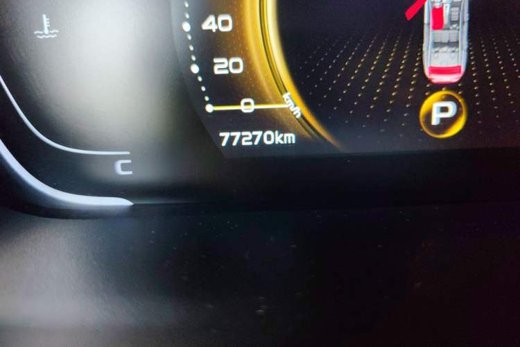 Used Geely Auto Binray 2021 1.4T CVT Asian Games Edition Odometer Close Up