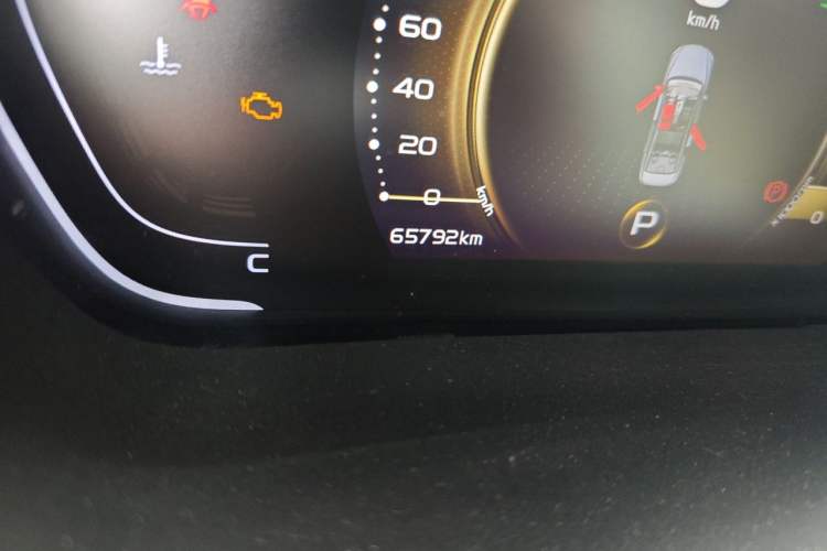 Used Geely Auto Binray 2021 1.4T CVT Asian Games Edition Odometer Close Up