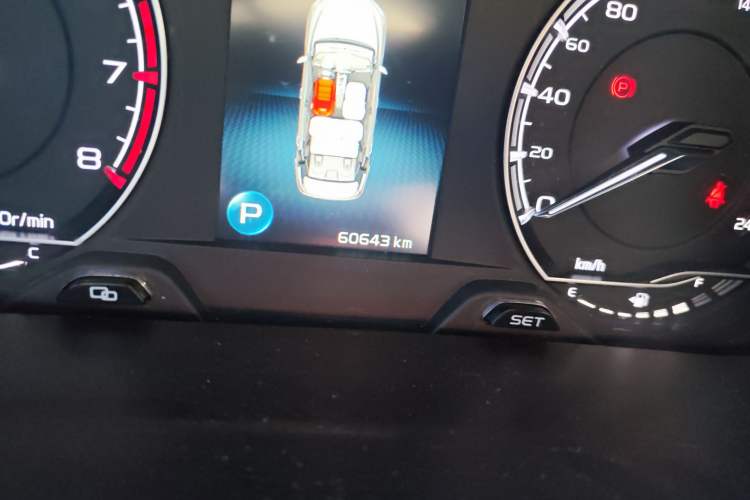 Used Geely Auto Binray 2021 1.4T CVT F-Sport Edition Odometer Close Up