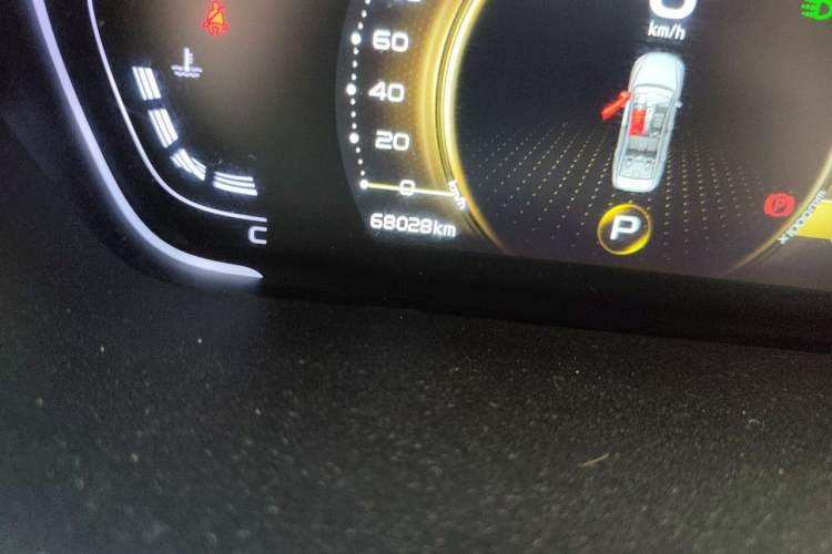 Used Geely Auto Binray 2021 1.4T CVT Asian Games Edition Odometer Close Up