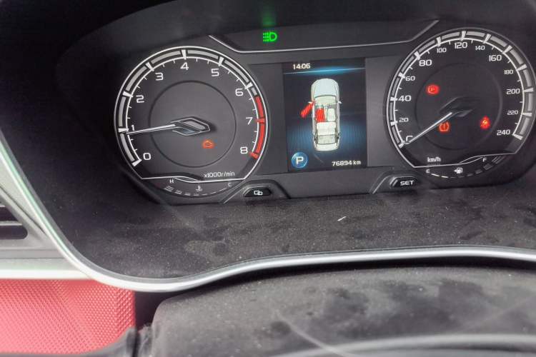 Used Geely Auto Binray 2021 1.4T CVT F-Sport Edition Odometer Close Up