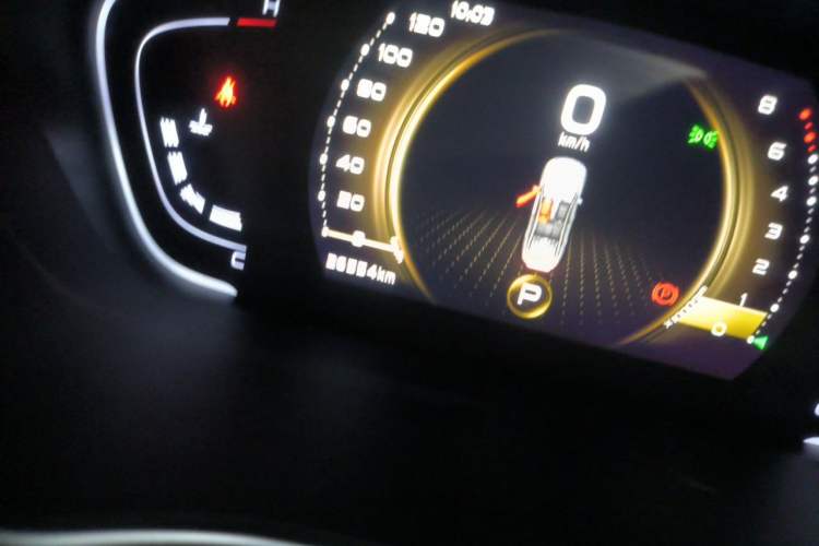 Used Geely Auto Binray 2021 1.4T CVT Asian Games Edition Odometer Close Up