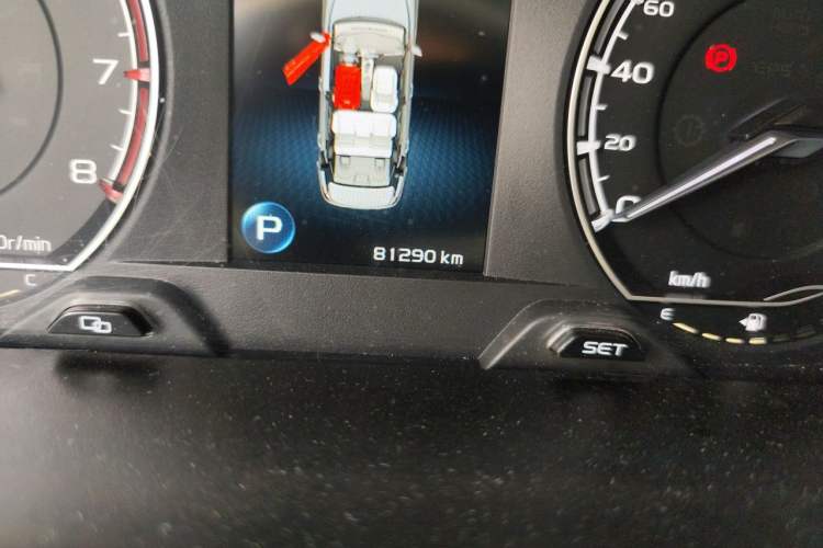 Used Geely Auto Binray 2021 1.4T CVT F-Sport Edition Odometer Close Up