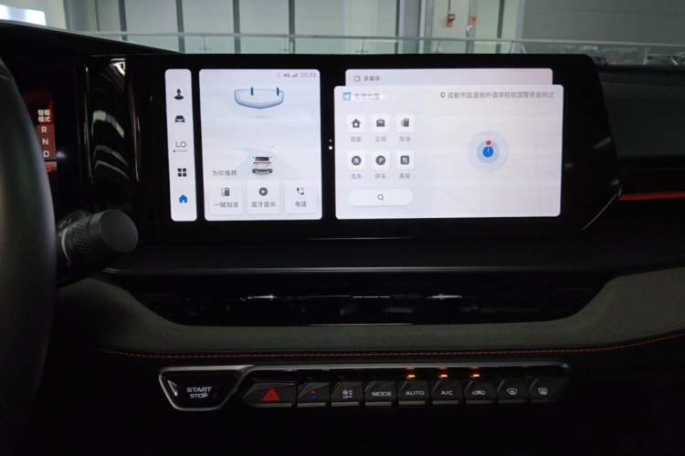 Used Geely Auto Binray 2022 Binrui COOL 1.5T DCT Electric Edition Audio And AC Panel
