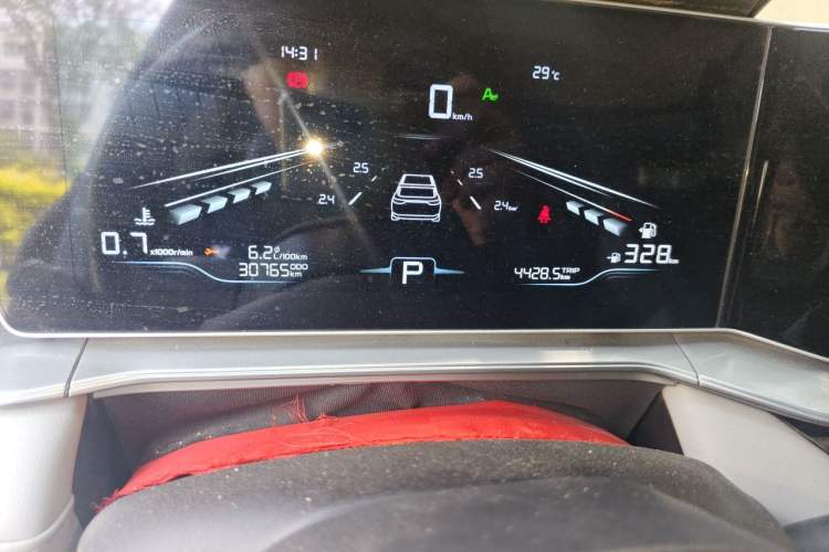 Used Geely Auto Binray 2022 Binrui COOL 1.5T DCT Windstorm Edition Odometer Close Up