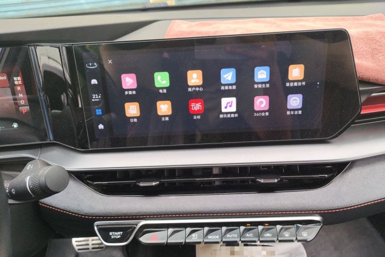 Used Geely Auto Binray 2022 Binrui COOL 1.5T DCT Electric Edition Audio And AC Panel