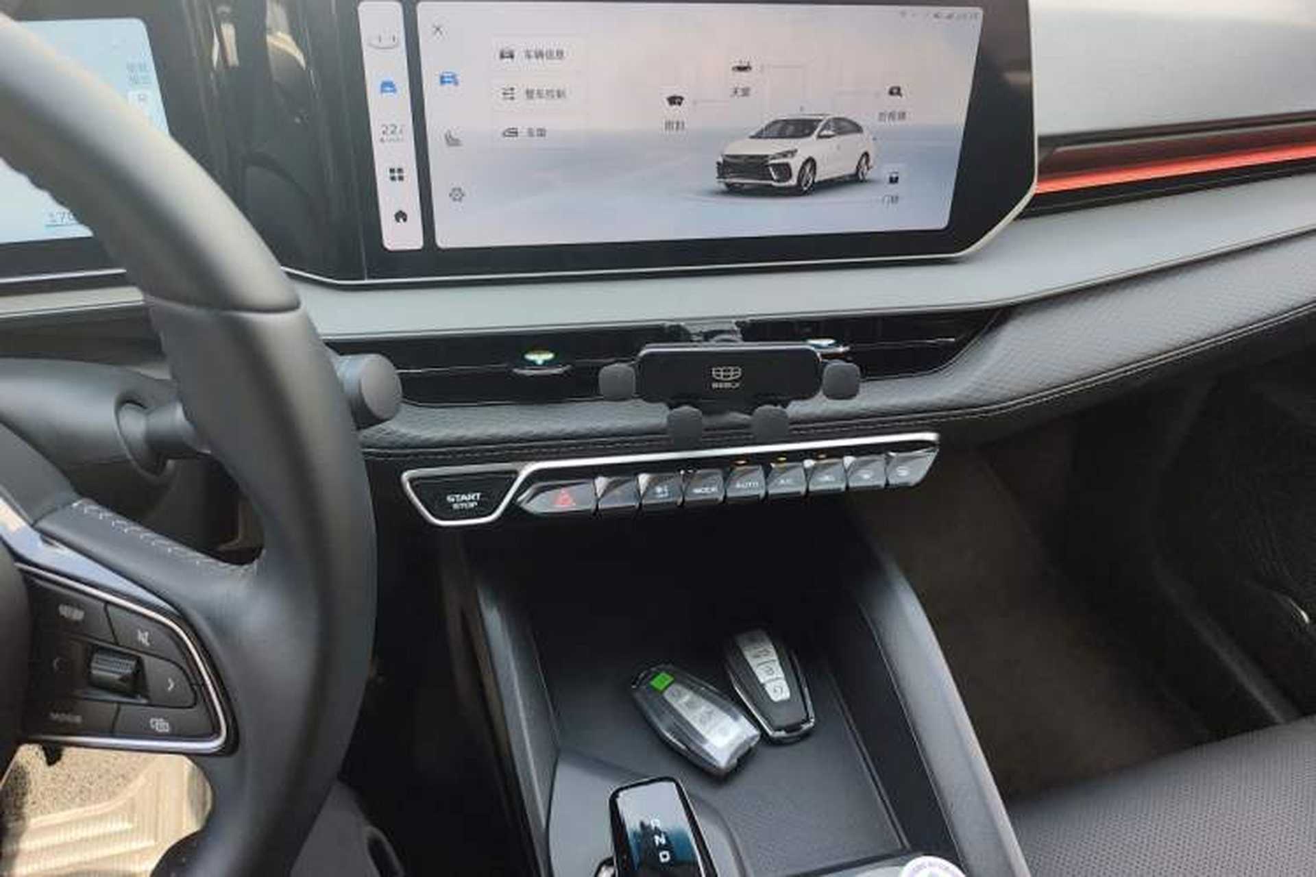 Used Geely Auto Binray 2022 Binrui COOL 1.5T DCT Electric Edition Audio And AC Panel