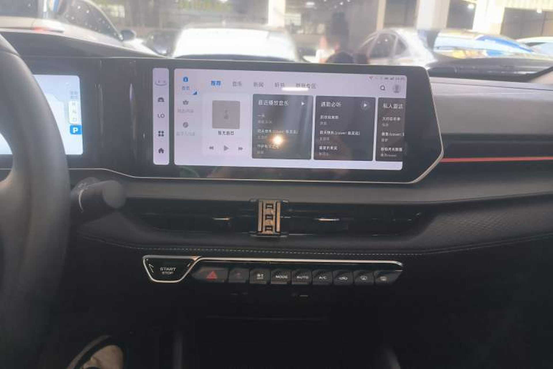 Used Geely Auto Binray 2022 Binrui COOL 1.5T DCT Electric Edition Audio And AC Panel