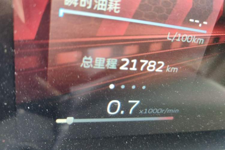 Used Geely Auto Binray 2022 Binrui COOL 1.5T DCT Electric Edition Odometer Close Up