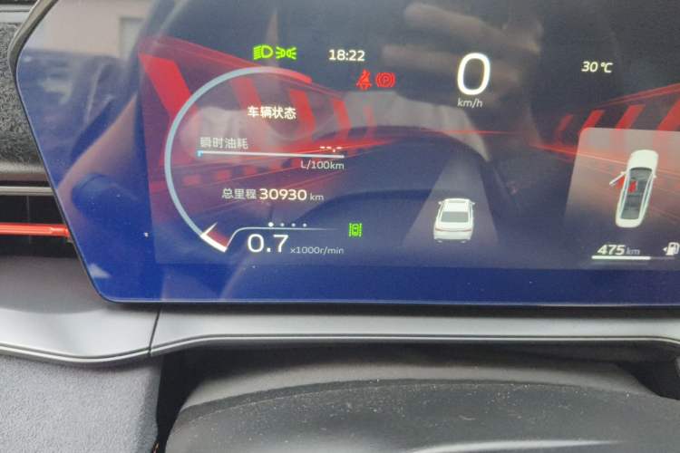 Used Geely Auto Binray 2022 Binrui COOL 1.5T DCT Thunder Edition Odometer Close Up