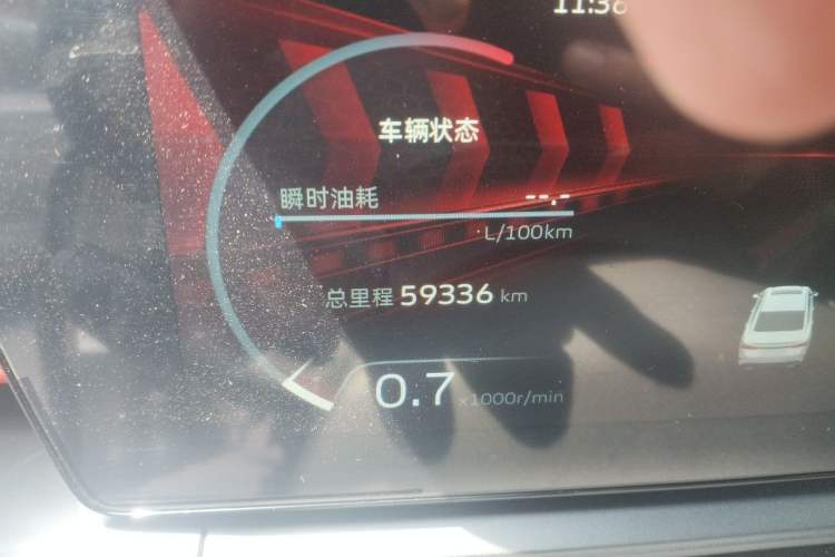 Used Geely Auto Binray 2022 Binrui COOL 1.5T DCT Electric Edition Odometer Close Up