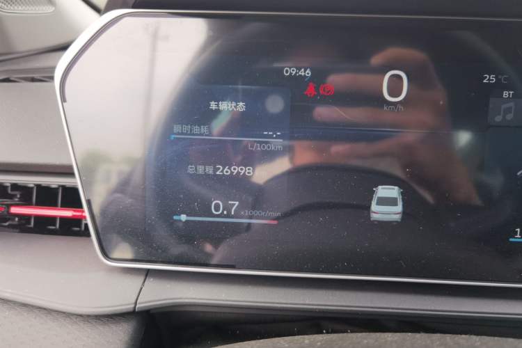Used Geely Auto Binray 2022 Binrui COOL 1.5T DCT Electric Edition Odometer Close Up