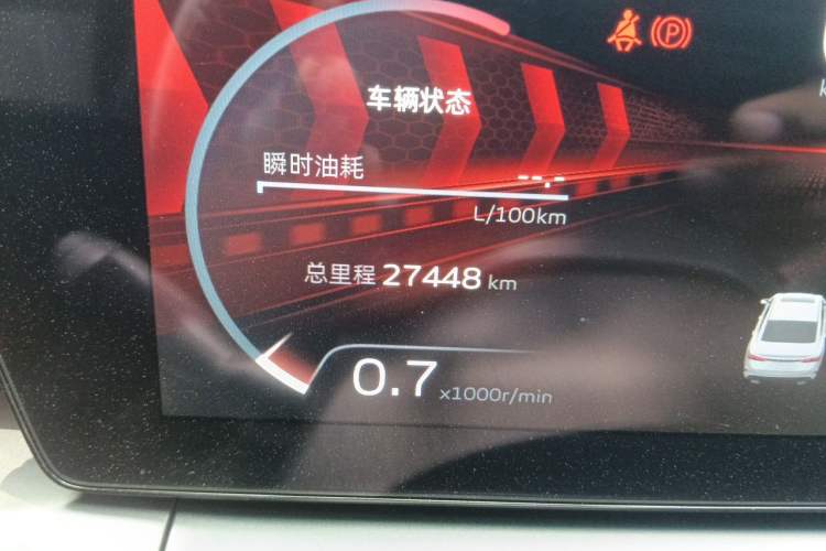 Used Geely Auto Binray 2022 Binrui COOL 1.5T DCT Electric Edition Odometer Close Up