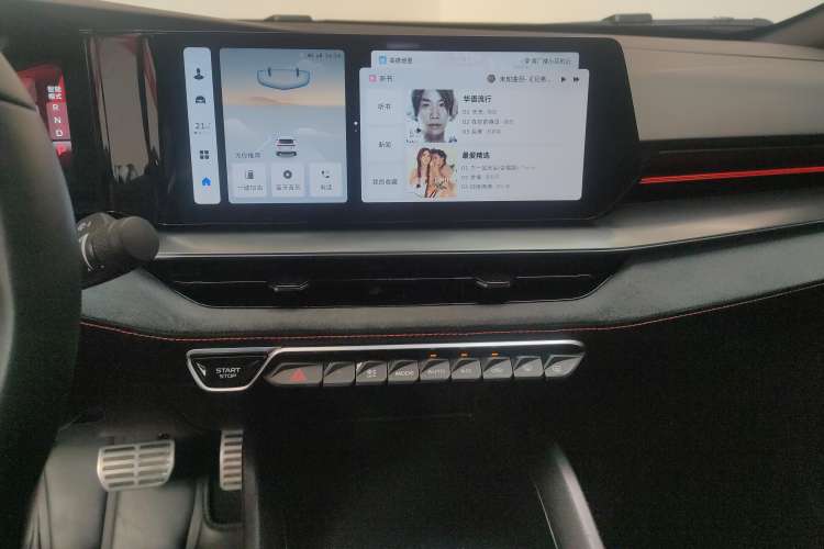 Used Geely Auto Binray 2022 Binrui COOL 1.5T DCT Thunder Edition Audio And AC Panel