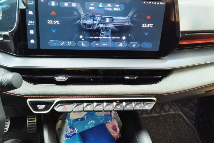 Used Geely Auto Binray 2022 Binrui COOL 1.5T DCT Thunder Edition Audio And AC Panel