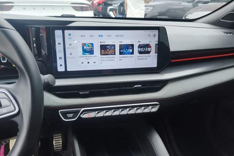 Used Geely Auto Binray 2022 Binrui COOL 1.5T DCT Electric Edition Audio And AC Panel
