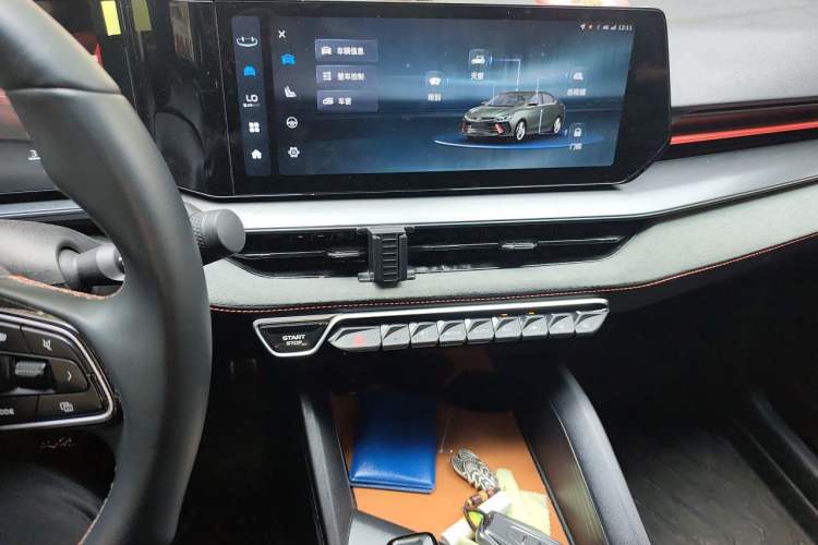 Used Geely Auto Binray 2022 Binrui COOL 1.5T DCT Thunder Edition Audio And AC Panel