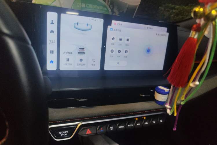 Used Geely Auto Binray 2022 Binrui COOL 1.5T DCT Electric Edition Audio And AC Panel