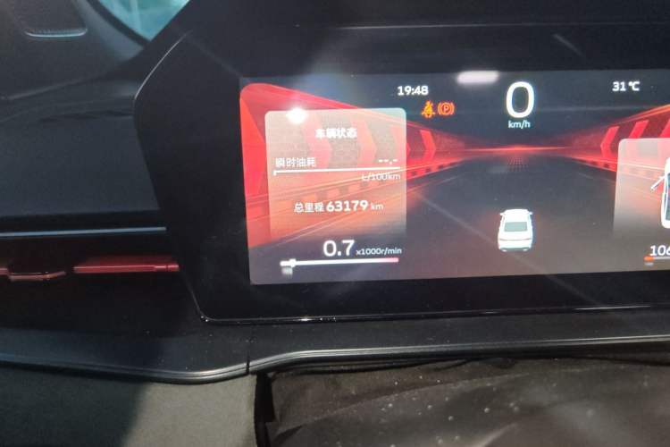 Used Geely Auto Binray 2022 Binrui COOL 1.5T DCT Electric Edition Odometer Close Up
