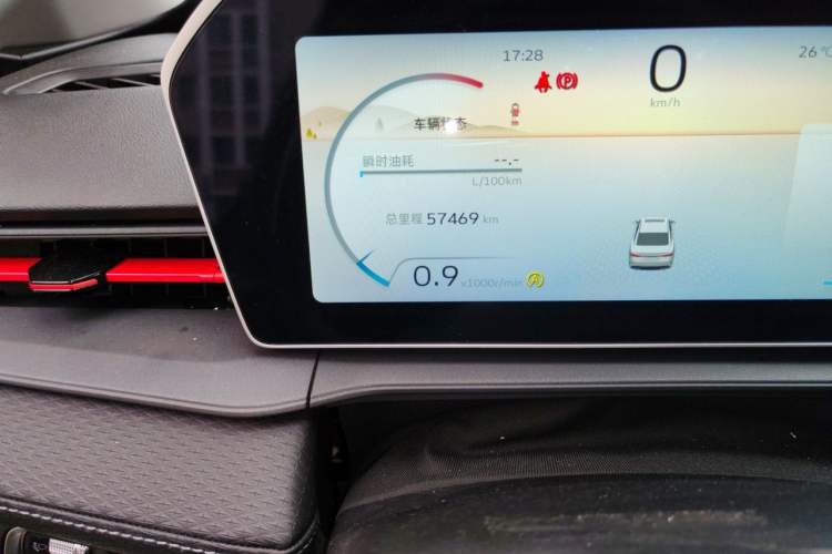 Used Geely Auto Binray 2022 Binrui COOL 1.5T DCT Electric Edition Odometer Close Up