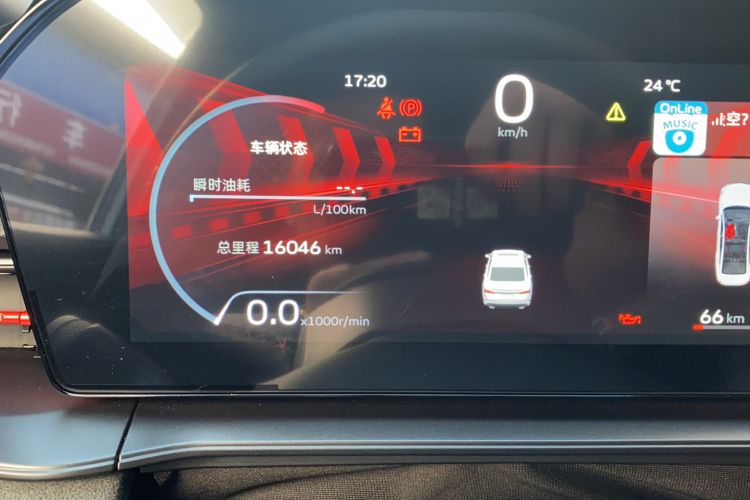 Used Geely Auto Binray 2022 Binrui COOL 1.5T DCT Electric Edition Odometer Close Up