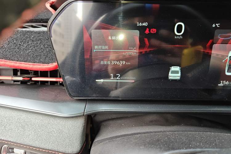 Used Geely Auto Binray 2022 Binrui COOL 1.5T DCT Electric Edition Odometer Close Up
