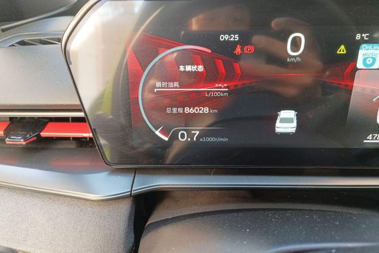 Used Geely Auto Binray 2022 Binrui COOL 1.5T DCT Electric Edition Odometer Close Up