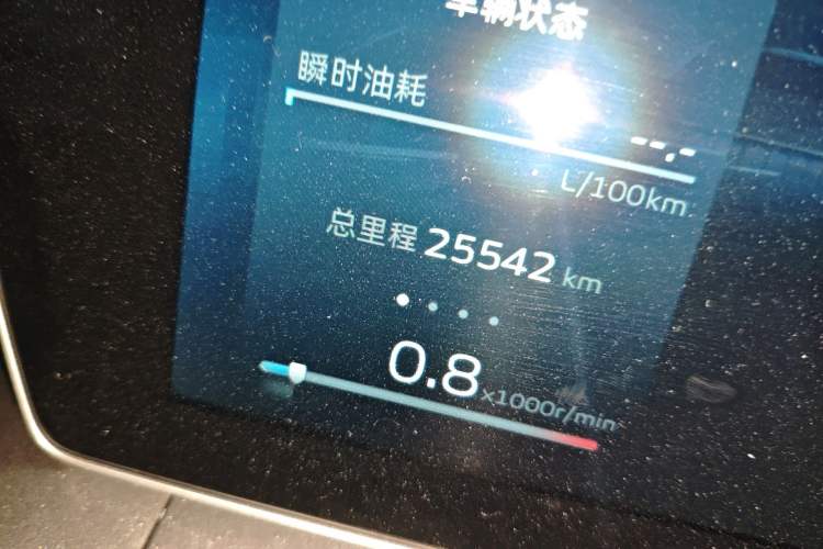 Used Geely Auto Binray 2022 Binrui COOL 1.5T DCT Electric Edition Odometer Close Up