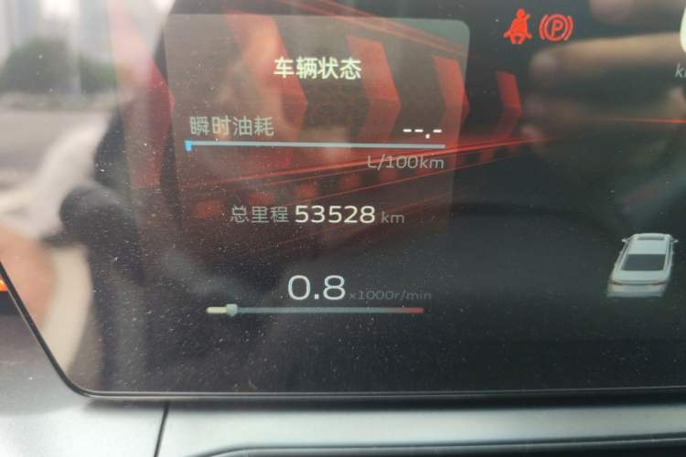 Used Geely Auto Binray 2022 Binrui COOL 1.5T DCT Electric Edition Odometer Close Up