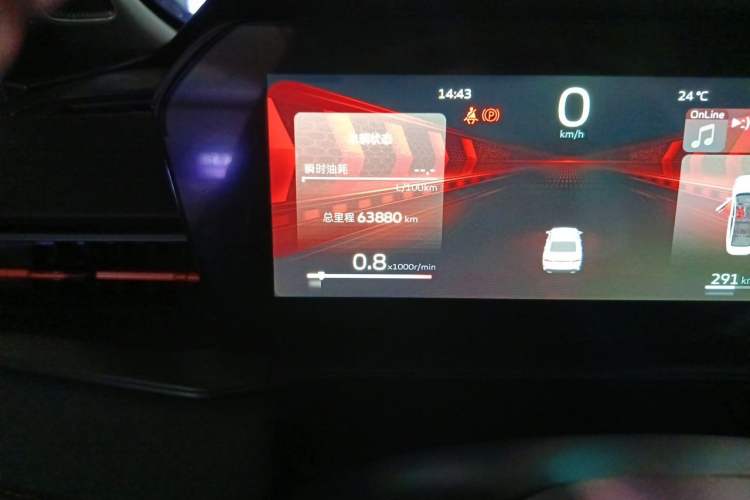 Used Geely Auto Binray 2022 Binrui COOL 1.5T DCT Thunder Edition Odometer Close Up