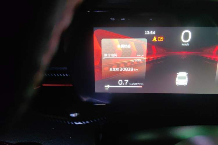 Used Geely Auto Binray 2022 Binrui COOL 1.5T DCT Electric Edition Odometer Close Up