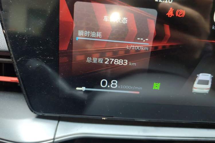 Used Geely Auto Binray 2022 Binrui COOL 1.5T DCT Thunder Edition Odometer Close Up