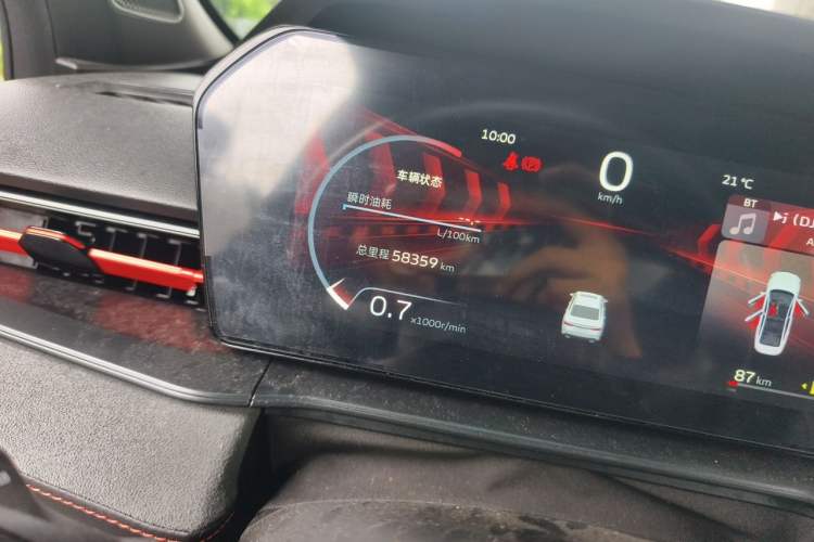 Used Geely Auto Binray 2022 Binrui COOL 1.5T DCT Electric Edition Odometer Close Up