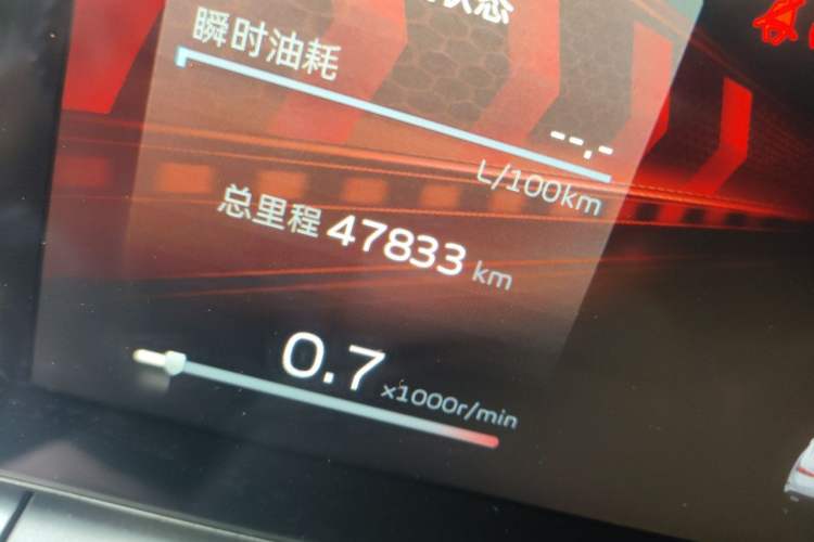 Used Geely Auto Binray 2022 Binrui COOL 1.5T DCT Thunder Edition Odometer Close Up
