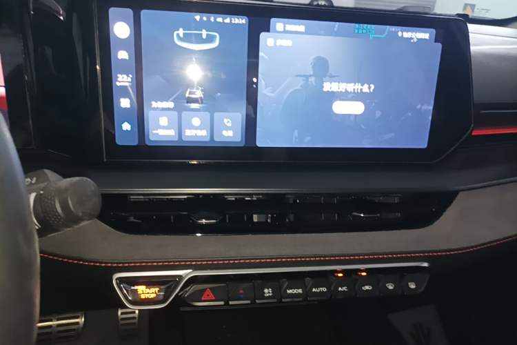 Used Geely Auto Binray 2022 Binrui COOL 1.5T DCT Electric Edition Audio And AC Panel