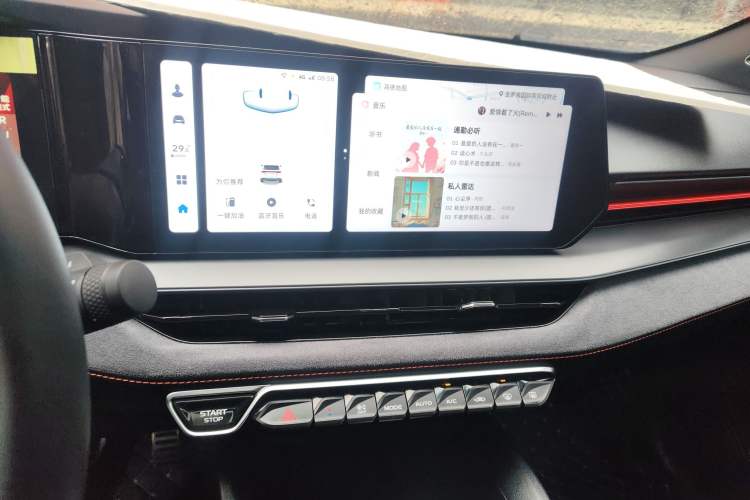 Used Geely Auto Binray 2022 Binrui COOL 1.5T DCT Electric Edition Audio And AC Panel