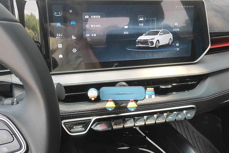 Used Geely Auto Binray 2022 Binrui COOL 1.5T DCT Electric Edition Audio And AC Panel