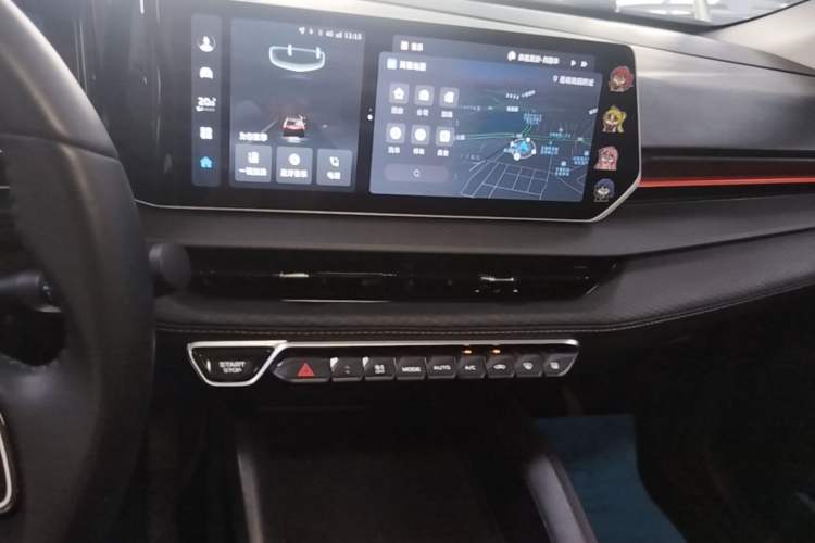 Used Geely Auto Binray 2022 Binrui COOL 1.5T DCT Electric Edition Audio And AC Panel