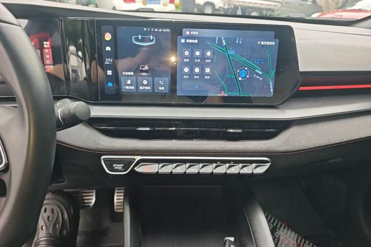 Used Geely Auto Binray 2022 Binrui COOL 1.5T DCT Electric Edition Audio And AC Panel