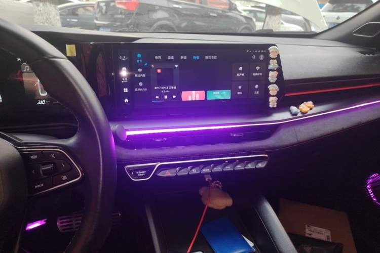 Used Geely Auto Binray 2022 Binrui COOL 1.5T DCT Thunder Edition Audio And AC Panel